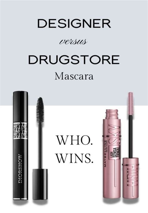 Designer vs Drugstore Mascar: is this a Diorshow .